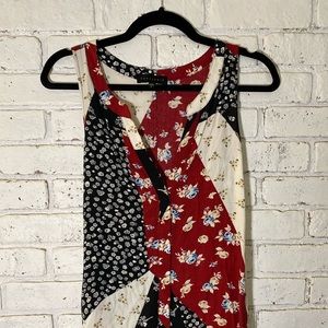 Sanctuary boho patchwork tank